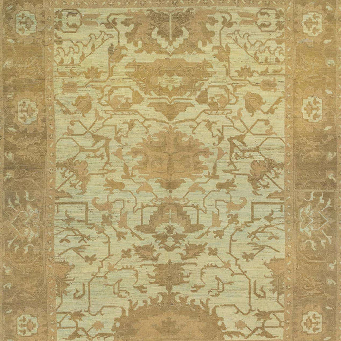 Machine Washable Abstract Cinnamon Brown Rug, wshabs1742