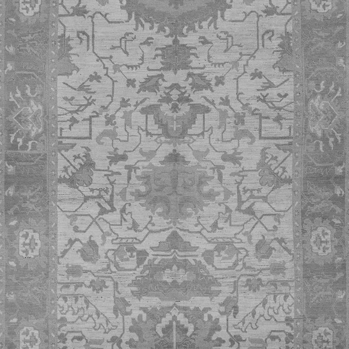 Machine Washable Oriental Gray Traditional Rug, wshabs1742gry