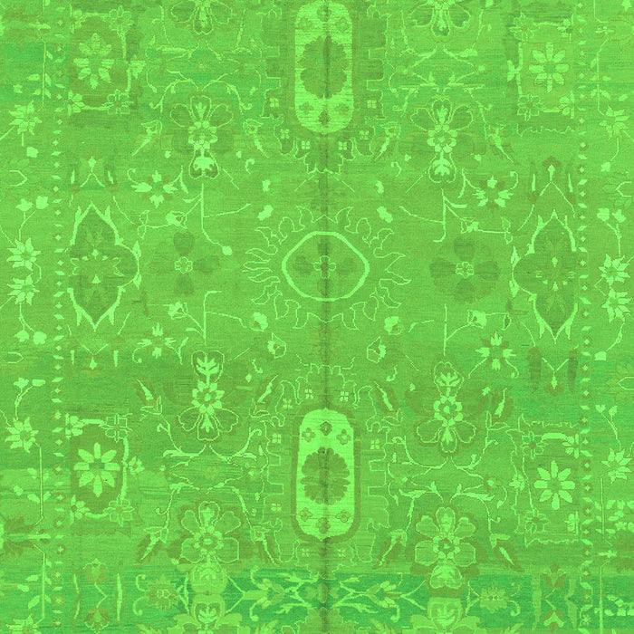 Abstract Green Modern Rug, abs1743grn
