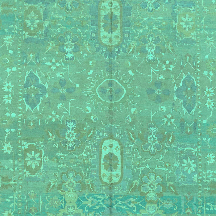 Abstract Turquoise Modern Rug, abs1743turq