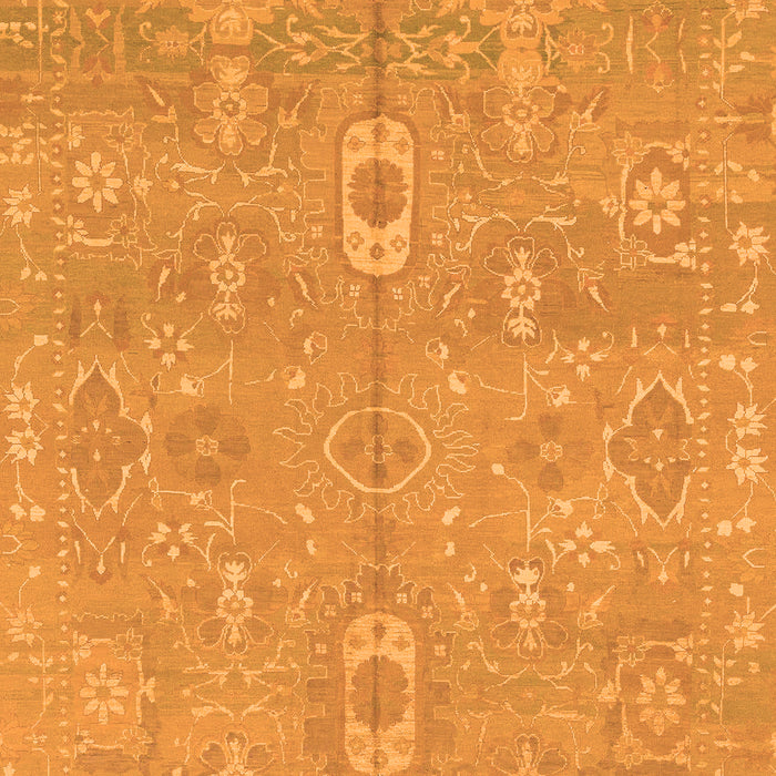 Machine Washable Abstract Orange Modern Area Rugs, wshabs1743org
