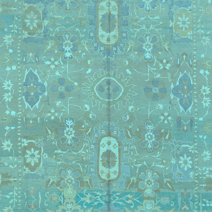 Abstract Light Blue Modern Rug, abs1743lblu