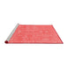 Modern Red Washable Rugs