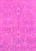 Abstract Pink Modern Rug, abs1743pnk