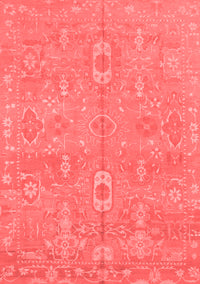 Abstract Red Modern Rug, abs1743red