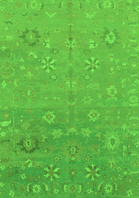 Abstract Green Modern Rug, abs1744grn