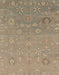 Abstract Dark Almond Brown Modern Rug, abs1744