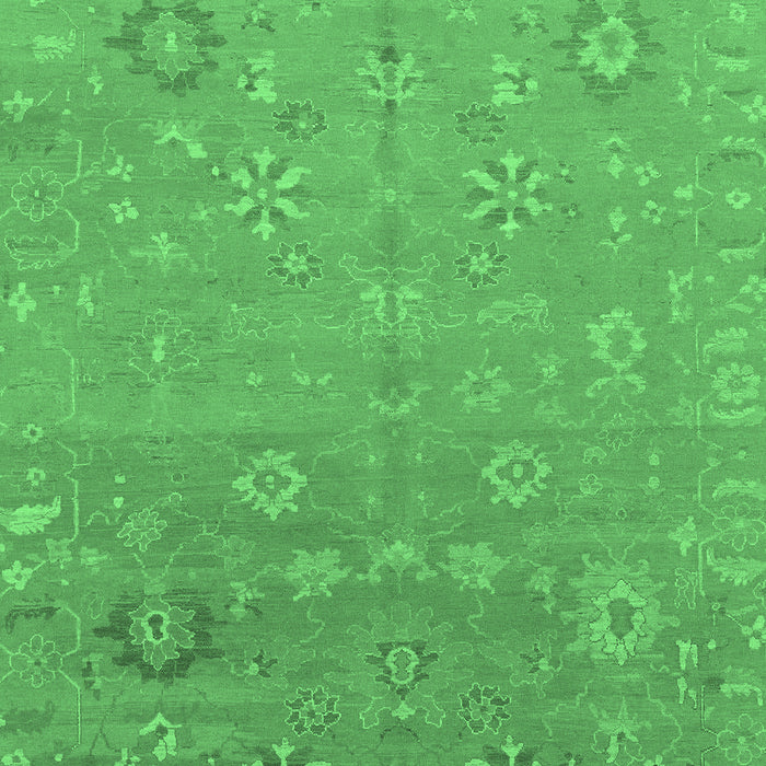 Abstract Emerald Green Modern Rug, abs1744emgrn