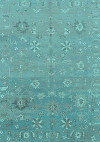 Abstract Light Blue Modern Rug, abs1744lblu