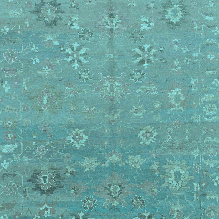 Abstract Light Blue Modern Rug, abs1744lblu