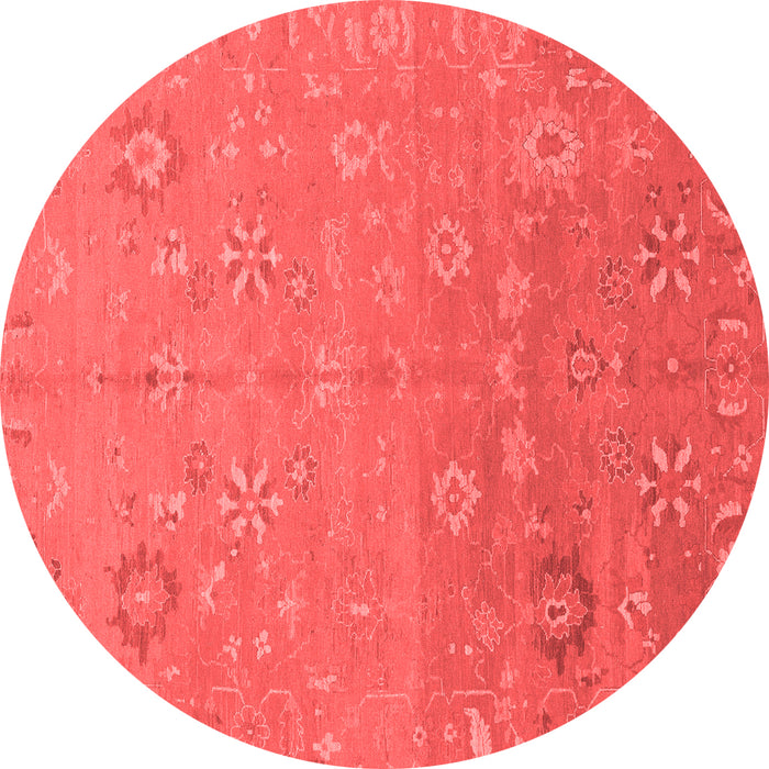 Machine Washable Abstract Red Modern Rug, wshabs1744red