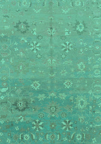 Abstract Turquoise Modern Rug, abs1744turq