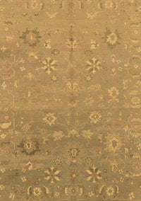 Abstract Brown Modern Rug, abs1744brn