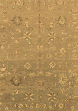 Abstract Brown Modern Rug, abs1744brn