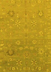 Abstract Yellow Modern Rug, abs1744yw