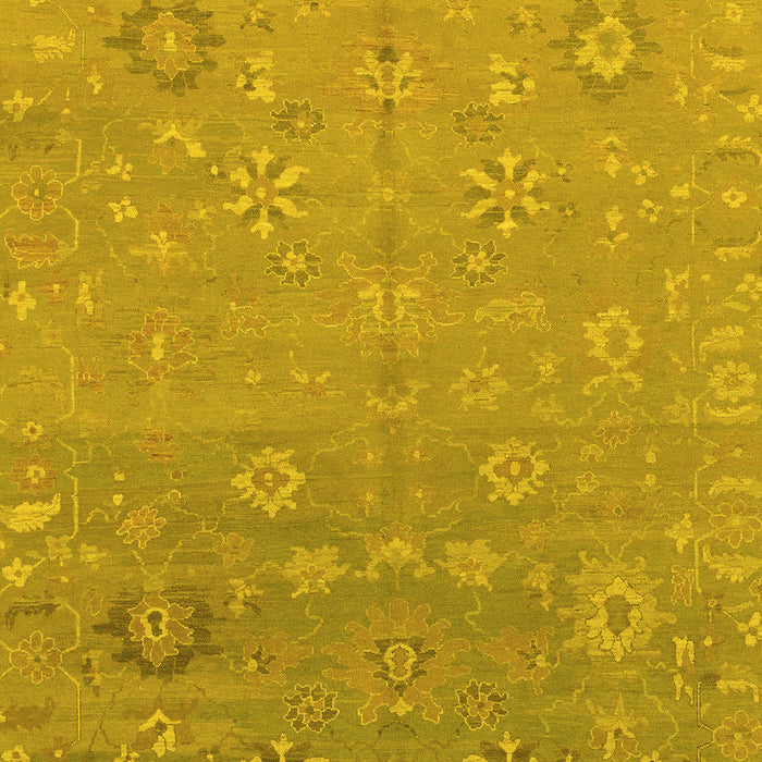 Abstract Yellow Modern Rug, abs1744yw