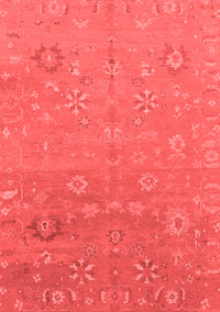 Abstract Red Modern Rug, abs1744red