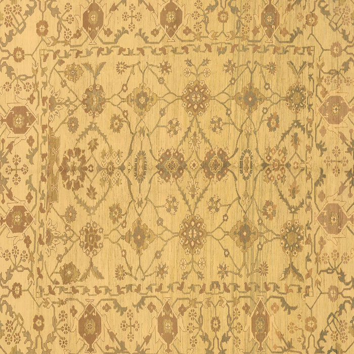 Square Abstract Brown Modern Rug, abs1745brn