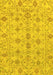 Machine Washable Abstract Yellow Modern Rug, wshabs1745yw