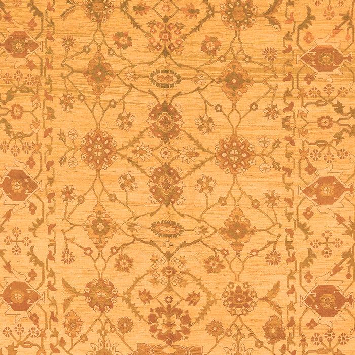 Machine Washable Abstract Orange Modern Area Rugs, wshabs1745org