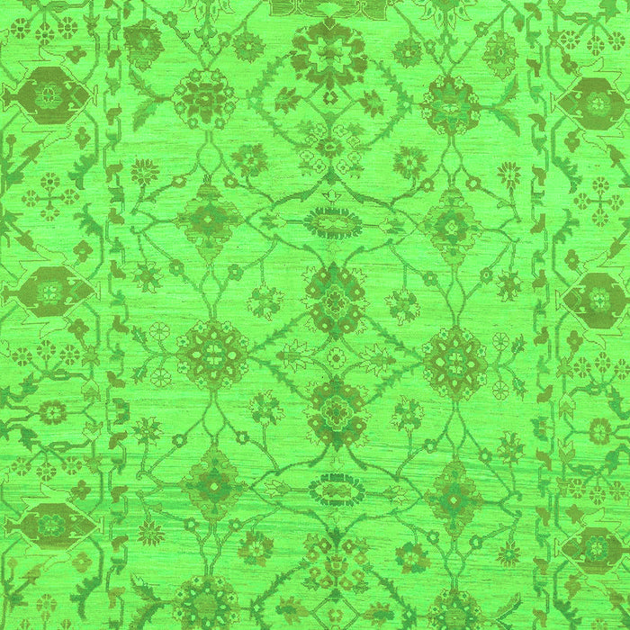 Abstract Green Modern Rug, abs1745grn