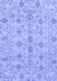 Abstract Blue Modern Rug, abs1745blu