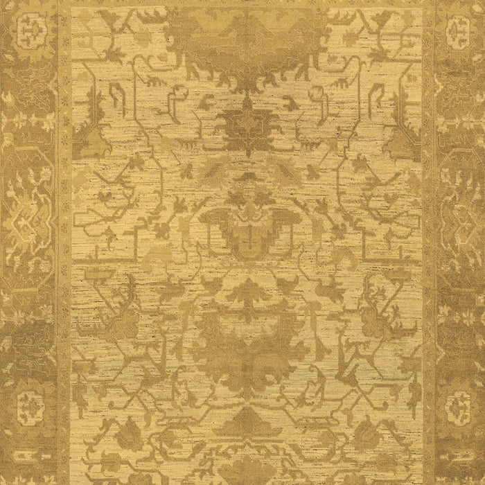 Machine Washable Oriental Brown Traditional Rug, wshabs1746brn