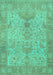 Oriental Turquoise Traditional Rug, abs1746turq