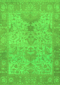 Oriental Green Traditional Rug, abs1746grn