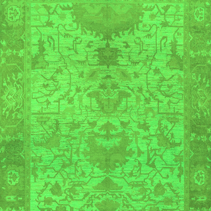 Oriental Green Traditional Rug, abs1746grn