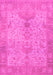 Oriental Pink Traditional Rug, abs1746pnk