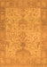 Machine Washable Oriental Orange Traditional Area Rugs, wshabs1746org