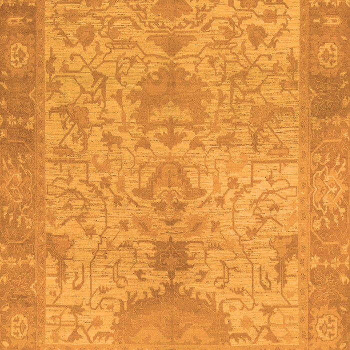 Machine Washable Oriental Orange Traditional Area Rugs, wshabs1746org