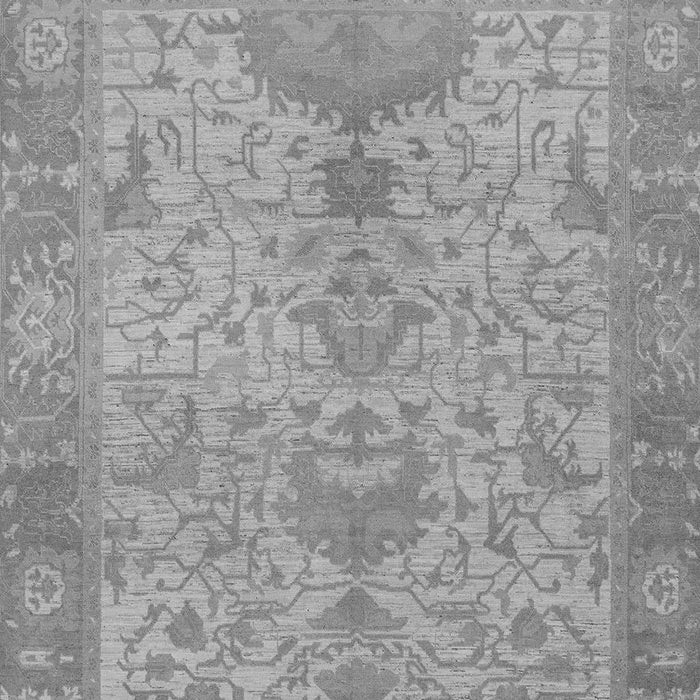 Machine Washable Oriental Gray Traditional Rug, wshabs1746gry