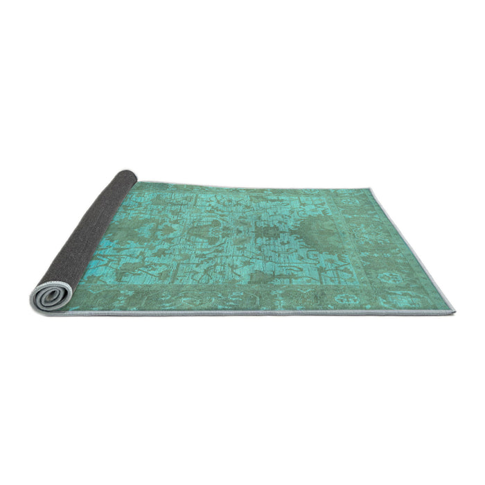 Sideview of Oriental Light Blue Traditional Rug, abs1746lblu