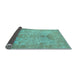 Sideview of Oriental Light Blue Traditional Rug, abs1746lblu