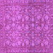 Square Abstract Purple Modern Rug, abs1747pur