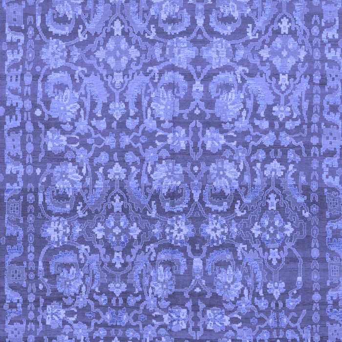 Machine Washable Abstract Blue Modern Rug, wshabs1747blu