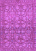 Machine Washable Abstract Purple Modern Area Rugs, wshabs1747pur