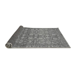 Sideview of Abstract Gray Modern Rug, abs1747gry