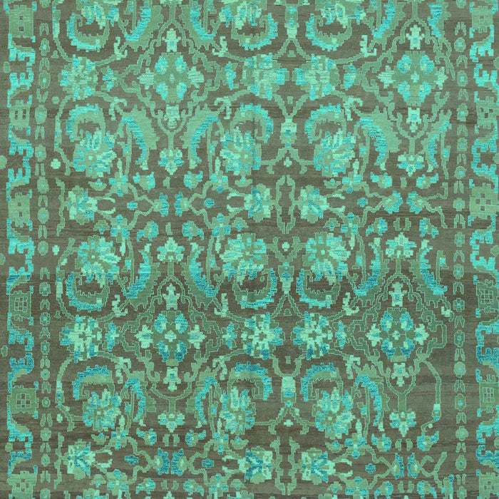 Abstract Turquoise Modern Rug, abs1747turq