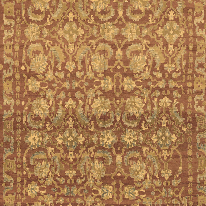 Machine Washable Abstract Brown Modern Rug, wshabs1747brn