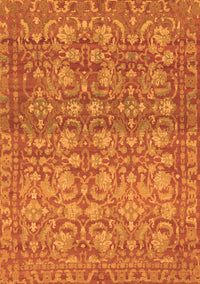 Abstract Orange Modern Rug, abs1747org