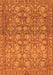 Abstract Orange Modern Rug, abs1747org