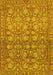 Machine Washable Abstract Yellow Modern Rug, wshabs1747yw