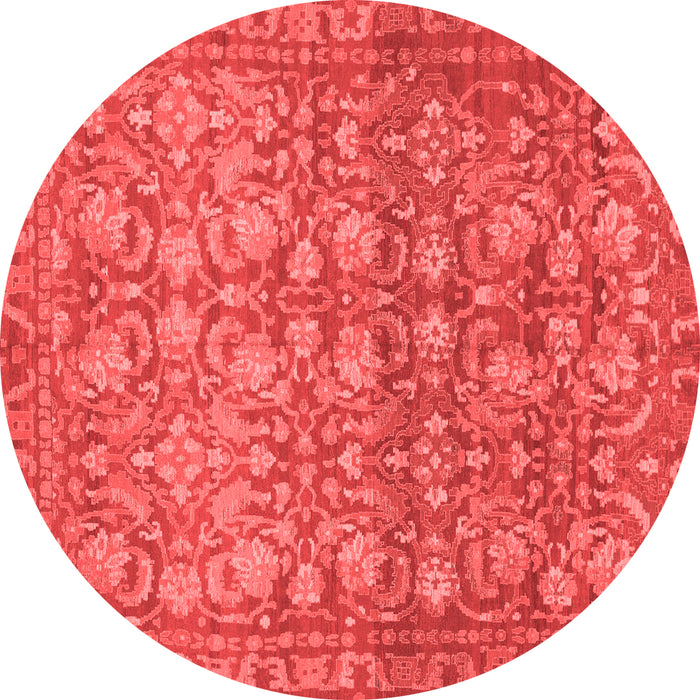 Machine Washable Abstract Red Modern Rug, wshabs1747red