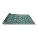 Sideview of Abstract Light Blue Modern Rug, abs1747lblu