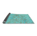 Sideview of Oriental Light Blue Traditional Rug, abs1748lblu