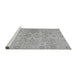 Sideview of Machine Washable Oriental Gray Traditional Rug, wshabs1748gry