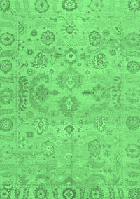 Oriental Emerald Green Traditional Rug, abs1748emgrn